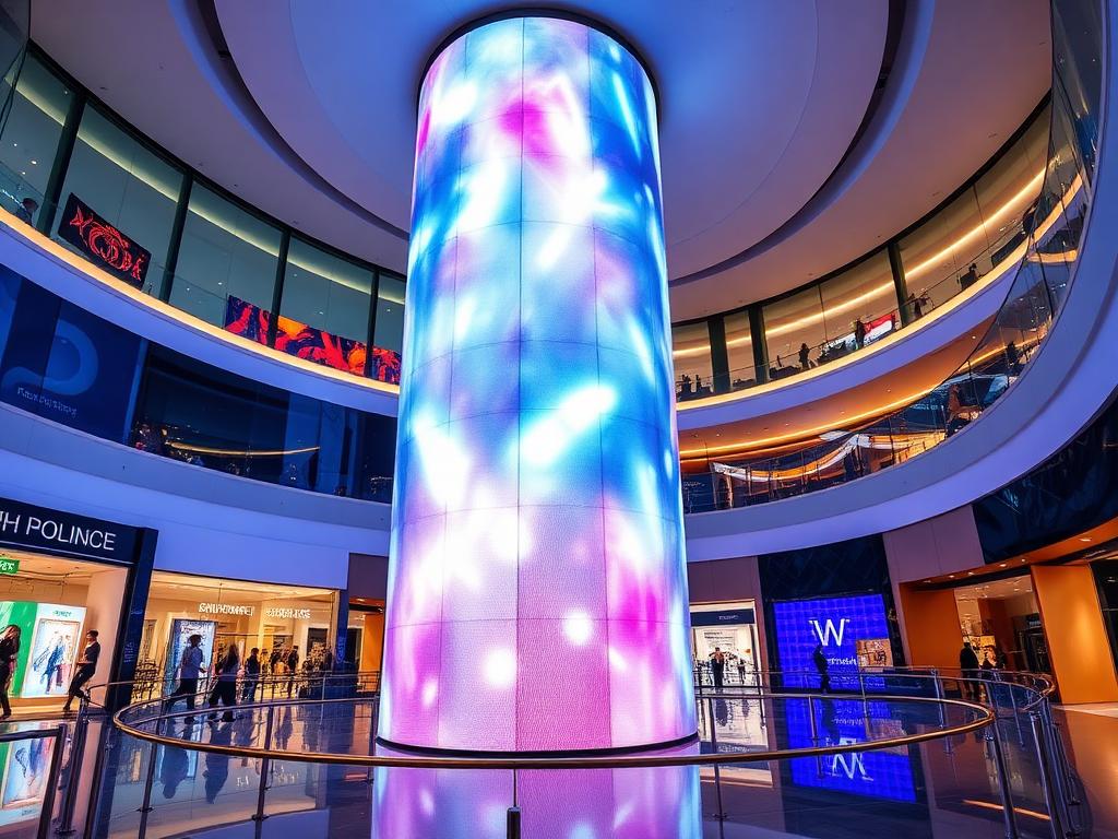 Colonna cilindrica LED
