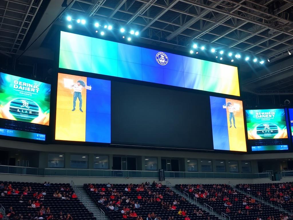 LED wall rettangolare indoor
